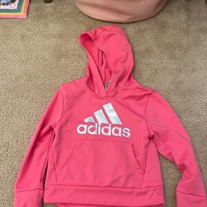 Adidas Kids Pink Hoodie